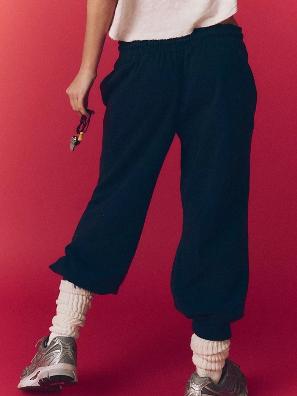 FP FLUTTER CROPPED JOGGER IN MIDNIGHT NAVY - Picture 9 of 11